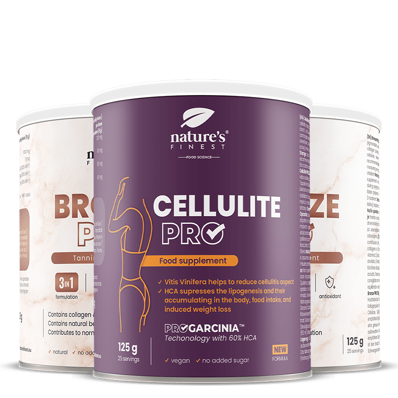 2x Bronze PRO + Cellulite PRO balíček