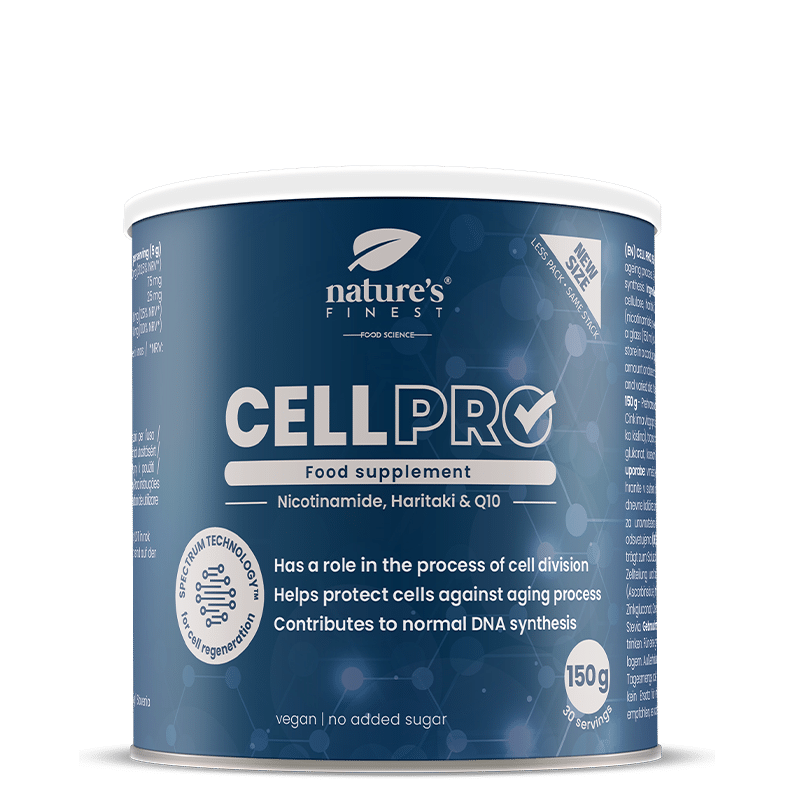 Nature's Finest Cell PRO | nápoj na dlhovekosť | niacín, CoQ10, haritaki + vitamín C