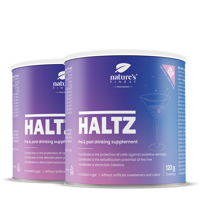 HALTZ PRO 1+1 | Doplnok pred a po pití s Dihydromyricetínom (DHM) | Vitamín C | Horčík | B-komplex-image