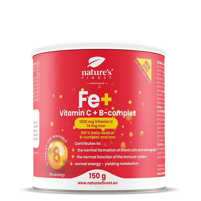 Železo + Vitamín C + B-komplex
