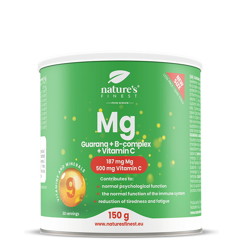 Horčík + Guarana + B-komplex + Vitamín C